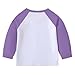 Toddler Boys Girls Block Shirts Pullover Baby Soft Cotton Warm Sweatshirts Kids Solid Color (Purple, 18-24 Months)