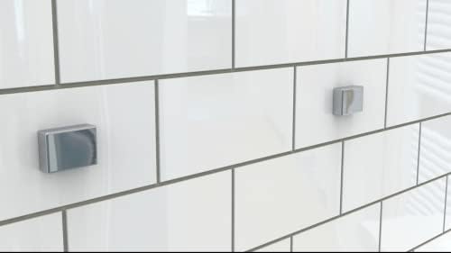 Agua Accessories Grab Rail Detachable Wall Mounted for Bathrooms, Quickly & Easily Detached Stainless Steel Disability Aids and Equipment, Safety Hand Rail & Grab Bar, 12-Year Guarantee