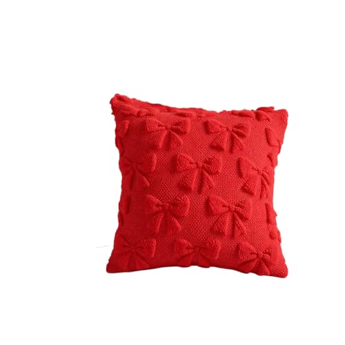 Soft Plush 3D Embroidery Square Throw Pillow Covers for Sofa - image 1