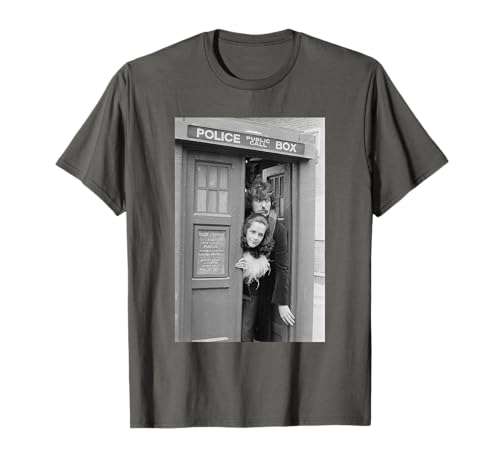 Photo de Tom Baker Mary Tamm Doctor Who Romana Tardis 1978 T-Shirt