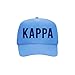 Kappa Trucker Hat - Kappa Kappa Gamma Sorority Cap - KKG Gifts Spiritwear (Columbia Blue)