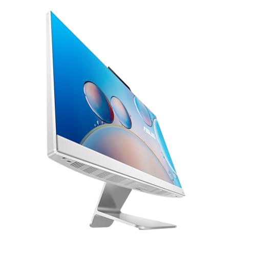 Image of ASUS A3402 All-in-One Desktop, 2024, 23.8 inch 1920 x 1080 IPS 60Hz Touch, Intel Core i5-1235U 10-Core, Intel Iris Xe Graphics, 24GB DDR4, 1TB SSD, Windows 11 Pro, Wi-Fi, BT 5.3, 720p Camera, White