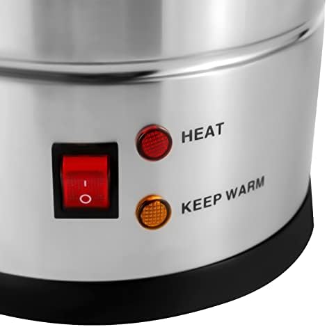 Commercial-Grade 50-Cup Coffee Urn & Hot Water Dispenser - 5L Percolator with Adjustable Temperature Control - Perfect for Coffee, Tea, Hot Chocolate & Catering Events