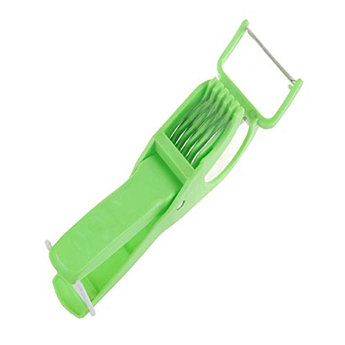 Multi Cutter With Peeler For Vegetable And Fruit Extra Sharp Stainless Steel , Mother's Day Gift (Green) (Green) #TOP4