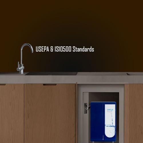 Image of Zero B Kitchenmate UV Under the Sink Water Purifier | Under Counter Instant Purification | 2LPM Flow Rate | Compact & Space Saving Design | Ideal for Modular Kitchens & Offices, Restaurants, and Cafes