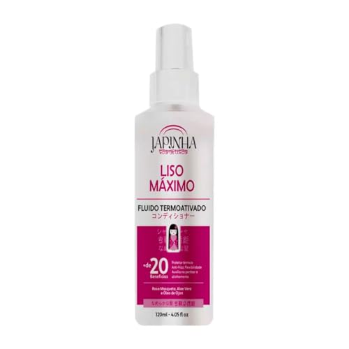 Leave-in Liso Máximo 120ml | Protetor Térmico, Efeito Liso Prolongado, Anti Frizz, Anti Ponta Dupla