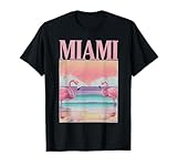 Miami Camiseta Hombres Mujeres Retro Florida Miami