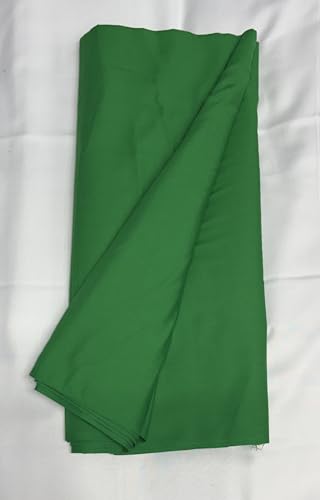 Image of BKRKJ Women's Lizibizi Cotton Unstitched Dress Material Plain Fabric by Meter for Sewing Suit,Salwar,Blouse,Shirt,Kurta,Pyjama,Pathani,Kameez,Chudidar,Patiyala (Parrot Green 11, 1 Meter)