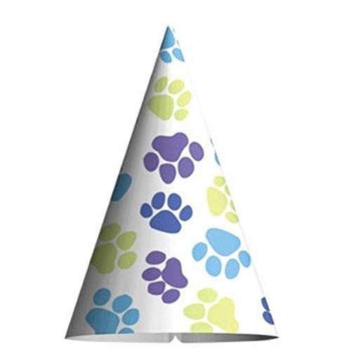 Puppy Party - Cone Hats, (8 ct)