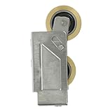 Poulies de porte coulissante - cette poulie de porte coulissante peut bien adaptée au style maison, pas facile à porter et à rouiller, avec de bonnes performances de travail pour bien vous servir, poulies de porte et de fenêtre