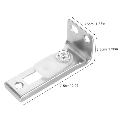 Kit de Herrajes para Puerta de Clóset Plegable OSALADI 1 set con Ruedas y Guías de Acero Inoxidable para Fácil Instalación en Espacios Residenciales y Comerciales miniatura 2