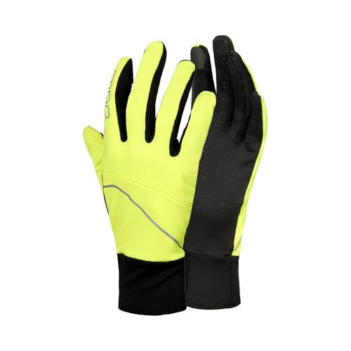 Odlo Unisex Handschuhe Intensity Safety Light, Safety Yellow, S