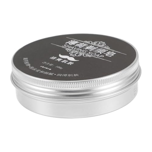 KAILIKETIY Jabón De Afeitar De Menta Para Hombre y Mujer Crema De Afeitar Rica Bálsamo Hidratante Para Barba De Para Viajes Cuidado De Barba y Bigote