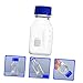 Cabilock 2pcs Glass Storage Bottles Sampling Vials Media Bottle Lab Industrial Reagent