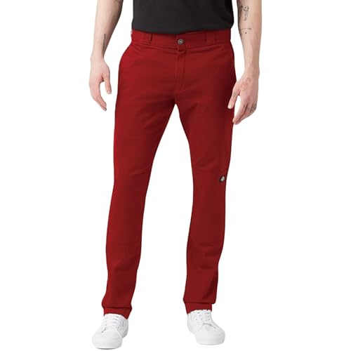 Dickies Men's Skinny Straight Double Knee Work Pants -...