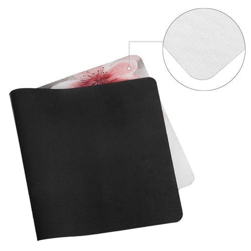 Mouse pad grande antideslizante estilo pink cherry miniatura 7