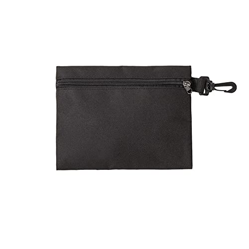 Bolsa de lona com zíper, bolsa de ferramentas de lona à prova d'água em PVC 600D, bolsa organizador