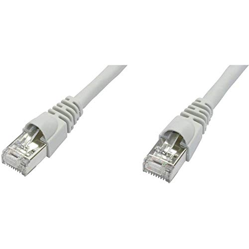 Telegärtner MP8 FS500 LSZH 0.5 m 0.5 m Cat6 a S-FTP SF/UTP Network Cable – White (Network Cables 0.5 m Cat6 a, SF/UTP RJ-45 RJ45 S-FTP) (White)