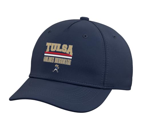 Tulsa Golden Hurricane NCAA | VNPTUL301 Adjustable Printed Baseball Hat, Navy Blue