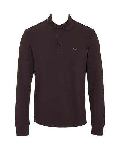 Polo Sweatshirt Homme Armani maillot de survêtement manches longues en piqué