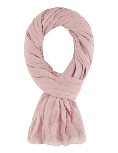 ALLEE DU FOULARD - Cheche, Écharpe, Chale Premium - Vieux rose - 100% Coton - Taille 200 X 110 CM - Chèche Femme et Homme - Plus De 50 coloris Unis…