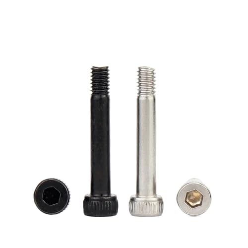 KIZUNA Tools 10個/ロット M2 M2.5 M3 M4 ニッケルメッキ/黒 半ねじ六角穴付きネジ グレード12.9 キャップヘッド 半ねじ六角ボルト(Black,M2x15mm)