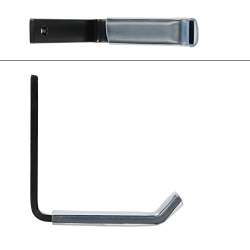 ECD Germany Autoreifen Wandhalterung 4 STK. 105 x 105 mm | aus Ganzstahl | belastbar bis 40kg. | inkl. Montagematerial | Reifenhalter Reifenhalterung Reifen Felgen Wandhalter Reifenständer Felgenbaum