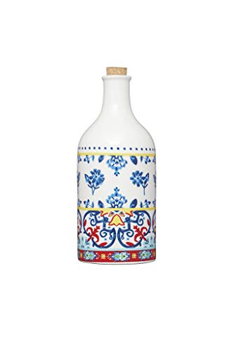 KitchenCraft World of Flavours Vinegar and Oil Bottle Set, Ceramic, Multi-Colour, 5 ml - Image 2