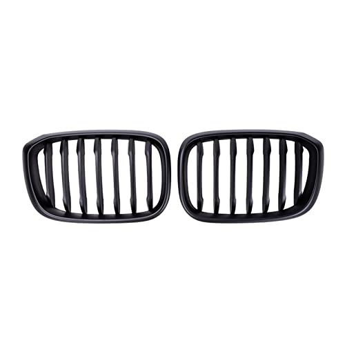 Grille de calandre de rein pour X3 X4 G01 G02 G08 2018-2020 en noir mat