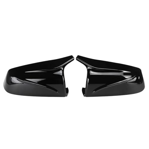 Coque de rétroviseur brillante pour BMW Série 5 E60 F10 en finition noire élégante