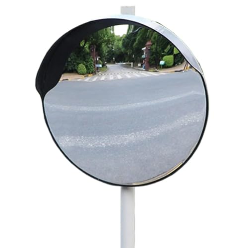Miroir routier convexe pour allée résidentielle assurant une sortie sans danger
