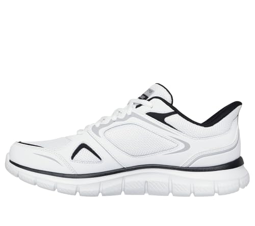 Skechers Zapatillas deportivas Track Ezral para hombre, Blanco, 39 EU