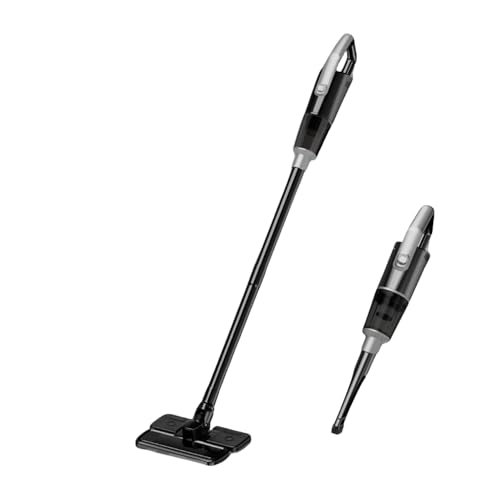 Cordless Wet & Dry Mop Vacuum Cleaners with Mop, 15000pa Lightweight Vacuum Cleaner Hand Vacuum Cleaner Vertical Vacuum Cleaner and Combination Mop for Hard Floors Pet Hair (Black)