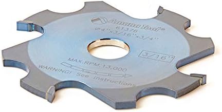 Amana Tool - 3/16" Kerf 4" /4T x 3/4" Bore (61376), Industrial Grade