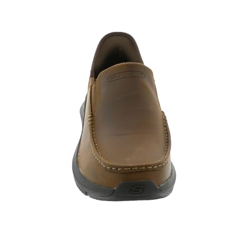 Image of Skechers Men's Moc Toe Leather Slip-ins Parson - Oswin Loafer