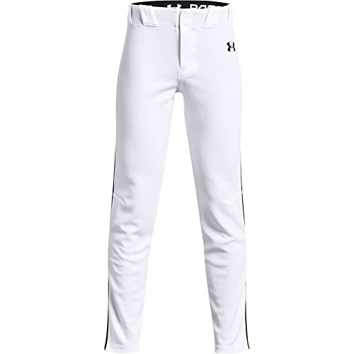 Pantalon de baseball Under Armour Boys Gameday Vanish Pipe 21 blanc taille YXL