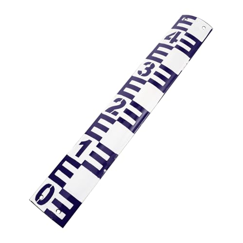 Unomor Water Depth Measuring Water Level Indicator Enamel Gauge Easy to Clean