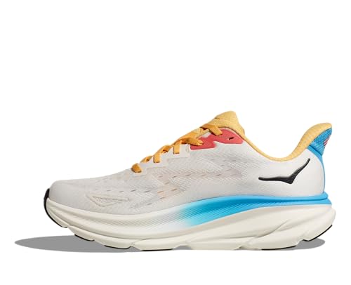 HOKA HOKA Clifton 9 Sneaker - Blanc de Blanc/Swim Day