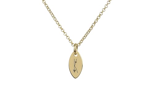 Collier Marquise Initiale et pendentif coeur personnalisable pour femme - 4