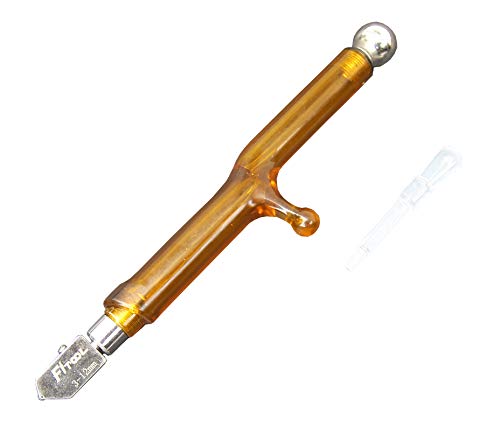 Cortador de vidrio profesional de 3 mm a 12 mm, herramienta de teja de vidrio de carburo de tungsteno auto lubricante, diseño ergonómico, mango de ahorro de mano de obra