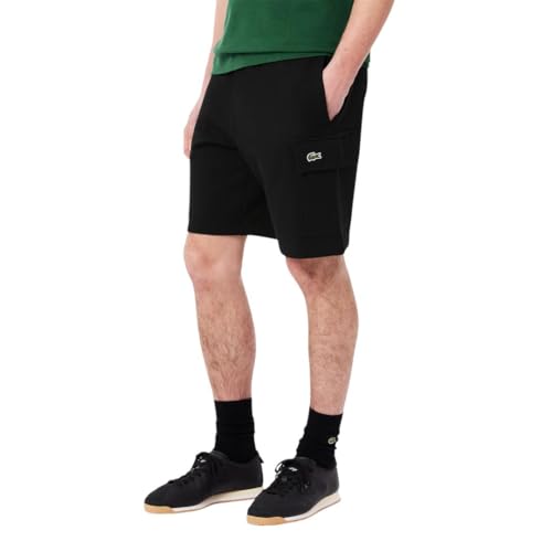 Image of Lacoste Men's Cotton Fleece Cargo Shorts