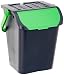 Ecoplast EC35 Poubelle Ecologic, Vert Pomme, 38 x 36,5 x 45 cm