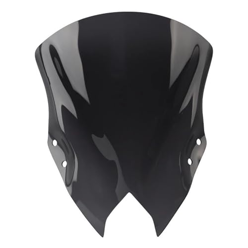 DWTNMEX Pare-Brise De Moto pour Kawasaki pour Ninja 500 pour Ninja500 pour Ninja 500 SE 2024 2025 Pare-Brise De Moto À Double Bulle Déflecteur De Pare-Brise(Grey)