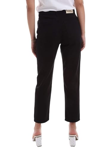 Jeans donna nero Yes-zee P337 en denim premium et finitions soignées - 3
