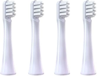 MI Toothbrush Head T100 Replacement Brush Heads For Adults Compatible With Electric Toothbrush Heads of MI T100 Pack of 4