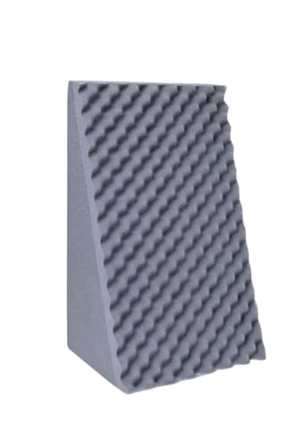 Travesseiro Triangular Anatômico Casca De Ovo Sem Capa Apoio Encosto Costa Leitura Antirefluxo (Pret