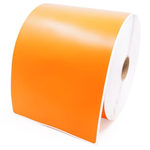 Orange Zebra Shipping Labels 4