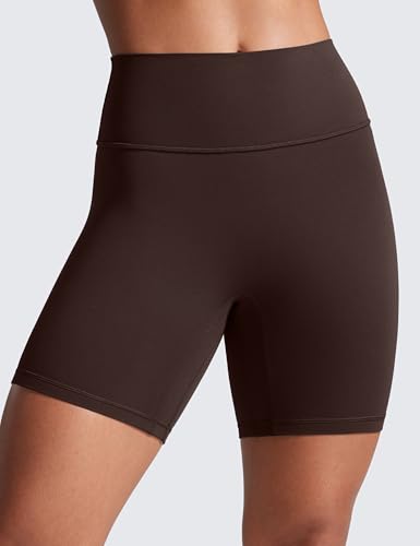 Image of CRZ YOGA Secretsculpt Biker Shorts 6 inch | Booty Scrunch Butt, Butterlift, Buttery Soft, Moderate Compression, Workout, Pilates, No Front Seam, High Waist, for Women