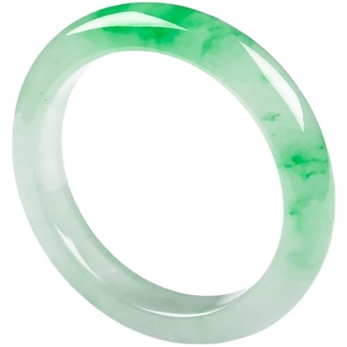 Bracelet en jade de Birmanie 56mm : le cadeau idéal en jadéite vert femme