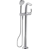 KOHLER K-T97334-4-CP Refinia Floor-Mount Bath Filler with Hand Shower, Polished Chrome